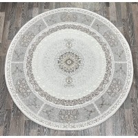 Турецкий ковер Iran collection A053 Серый круг